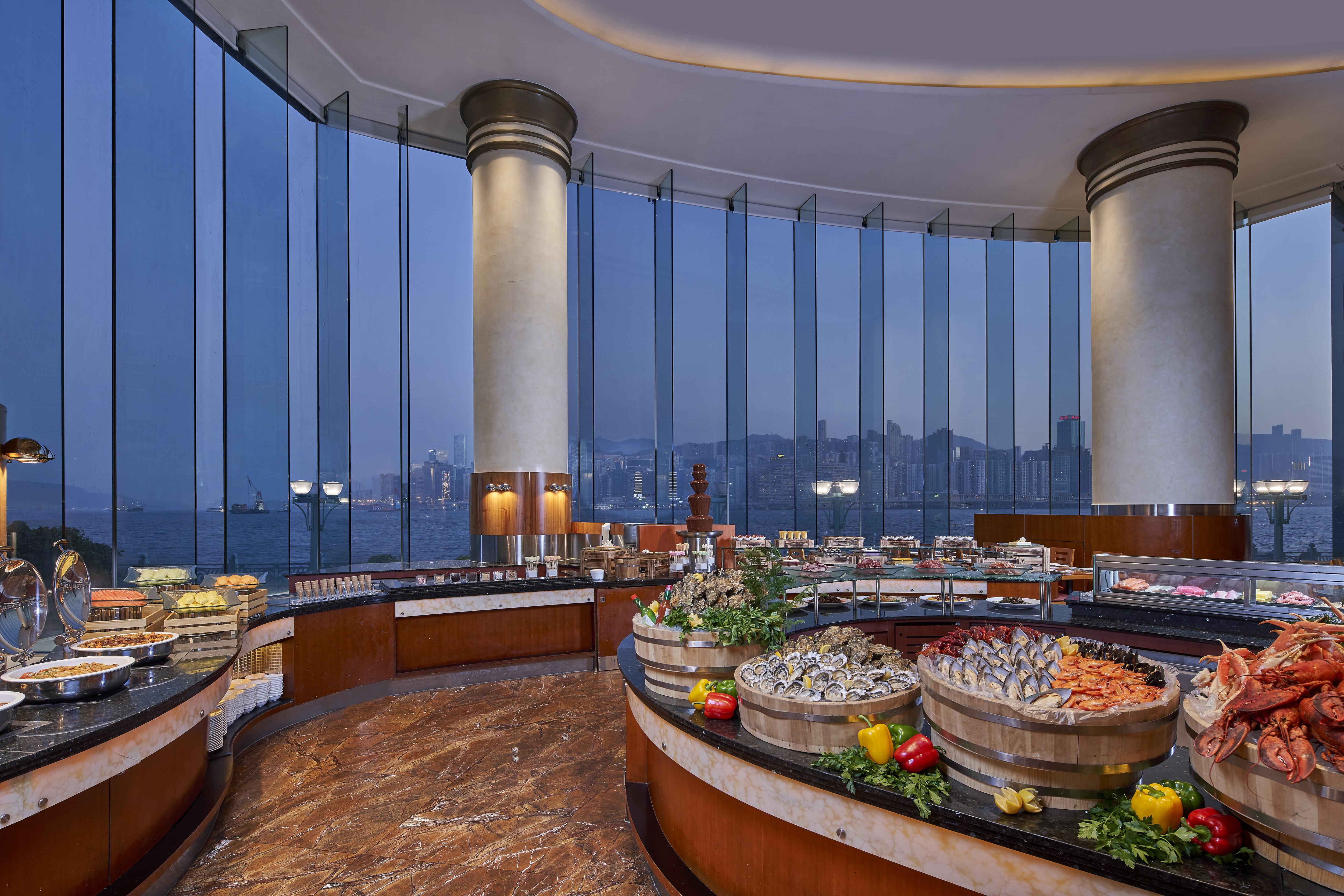فندق هاربور غراند كولون هونغ كونغ المظهر الخارجي الصورة The Club Lounge at the Westin Shanghai